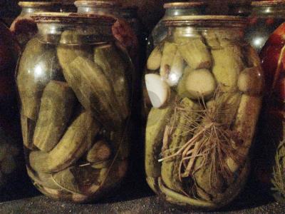 Agurkai žiemai su gvazdikėliais ir česnaku pagrindine nuotrauka