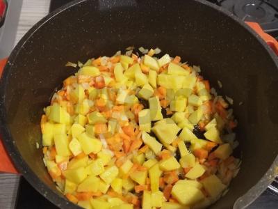 Vegetariškas sriuba su žalia lęšių Žingsnis 7