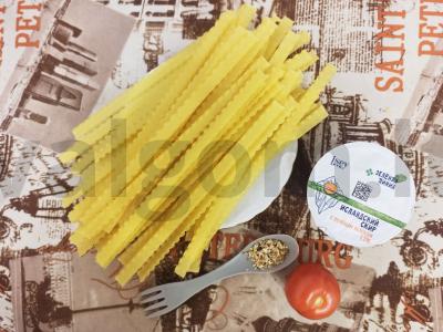 Mafaldine makaronai su skiru ir prieskoniais Žingsnis 1