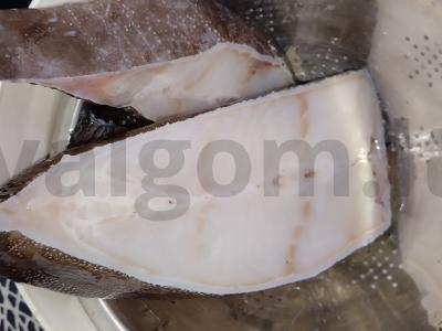 Kepta dantyta žuvis kiaušinyje Žingsnis 1