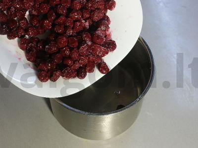 Vyšnių kisielius su mėtomis Žingsnis 1