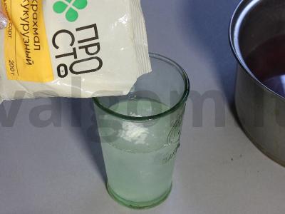 Vyšnių kisielius su mėtomis Žingsnis 4