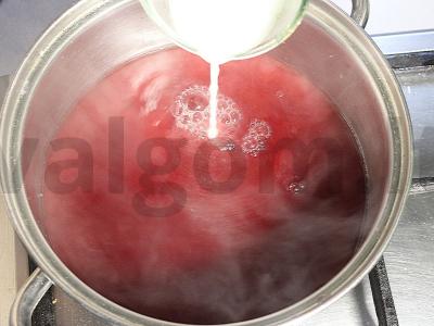 Vyšnių kisielius su mėtomis Žingsnis 6