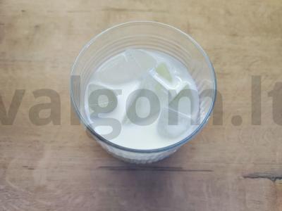 Matcha ledai su karameliniu sirupu Žingsnis 4