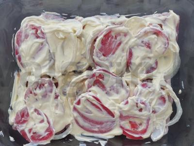 Kiauliena po sūrio plutele vakarienei Žingsnis 4