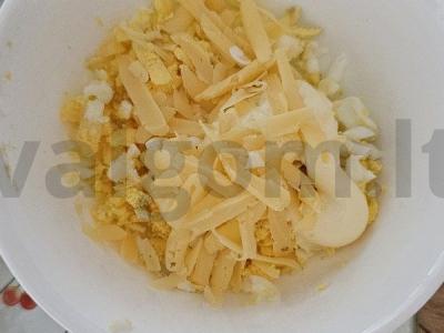 Bakonas su sūrio ir kiaušinio įdaru Žingsnis 2