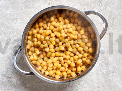 Hummusas su avokadu Žingsnis 1