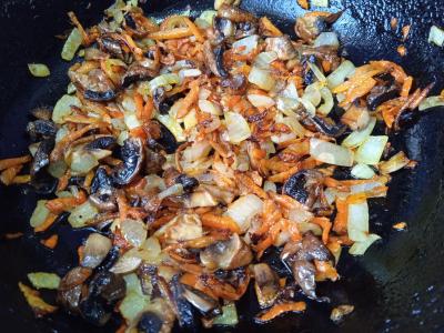 Perlovka su grybais, vištiena ir jalapeño pipirais Žingsnis 3