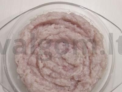 Vištienos kotletai su kukurūzų miltais Žingsnis 2