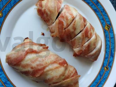 Ritinys su grybais ir bekonu Žingsnis 13