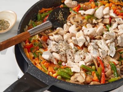 Vištiena su meksikietiška mišiniu Žingsnis 10