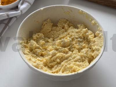 Varškės sausainiai su citrina Žingsnis 1