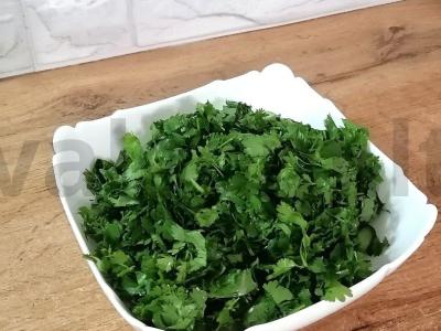 Vitaminų salotas su kalendra Žingsnis 4