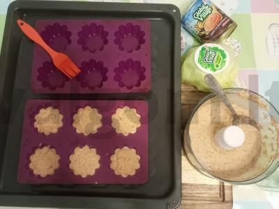 Lęšių keksiukai su baklažanų ikra Žingsnis 5