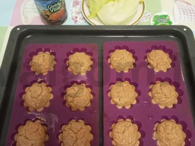 Lęšių keksiukai su baklažanų ikra Žingsnis 6