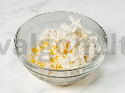 Sūrio ir žolelių ritinys Žingsnis 3