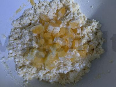 Varškės pyragas su mandarinais Žingsnis 3