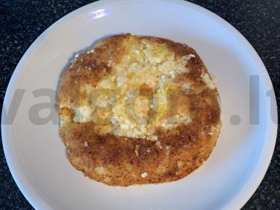 Varškės pyragas su mandarinais pagrindine nuotrauka