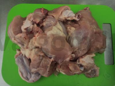 Troškintas bulvės su vištiena grietinėje Žingsnis 3