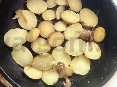 Greita bulvių apkepą Žingsnis 2