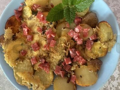 Greita bulvių apkepą pagrindine nuotrauka