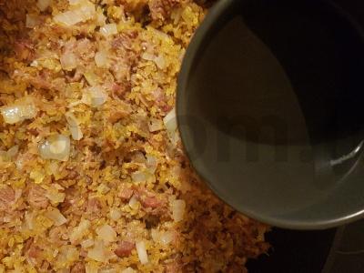 Bulguras su kiaulienos troškiniu Žingsnis 4