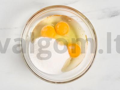 Klasikinis biskvitas Žingsnis 2