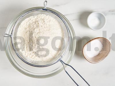 Klasikinis biskvitas Žingsnis 4