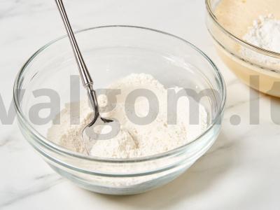 Klasikinis biskvitas Žingsnis 5