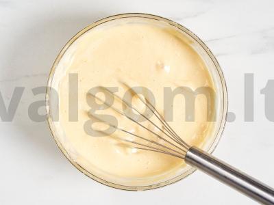 Klasikinis biskvitas Žingsnis 6