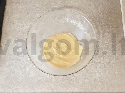 Išlydyto baltojo šokolado sausainiai Žingsnis 6