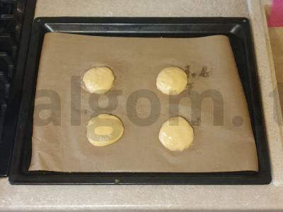 Išlydyto baltojo šokolado sausainiai Žingsnis 7