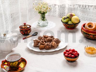 Šokoladiniai blynai su bananais pagrindine nuotrauka