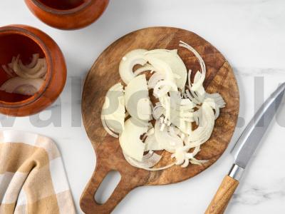 Keptas menkė puoduose Žingsnis 1