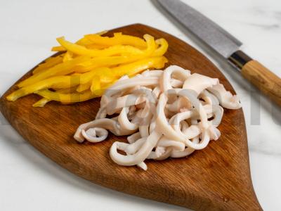 Jūros salotos su kalmarais Žingsnis 2