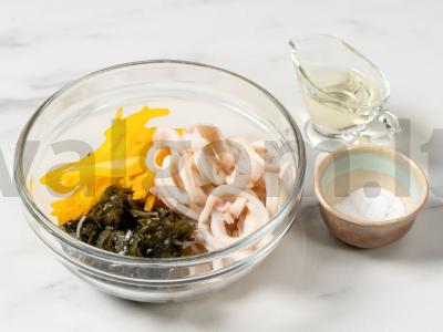 Jūros salotos su kalmarais Žingsnis 4