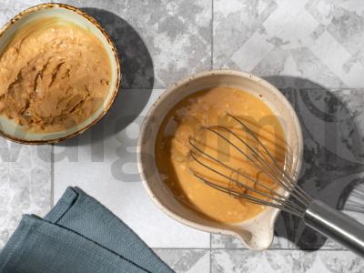 Tortas su žemės riešutų sviestu ir traškučiais Žingsnis 7