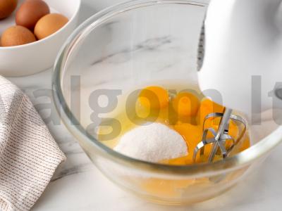 Tortas „Opera“ su migdolais Žingsnis 1