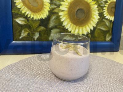 Oro vyšnių pudingas su manų kruopomis pagrindine nuotrauka