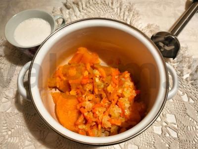 Moliūgų sriuba-pyragas su kokosų grietinėle Žingsnis 9