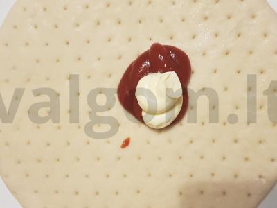 Sultinga pica „Pepperoni“ Žingsnis 1