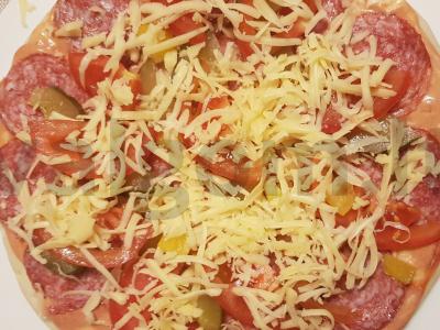 Sultinga pica „Pepperoni“ Žingsnis 7