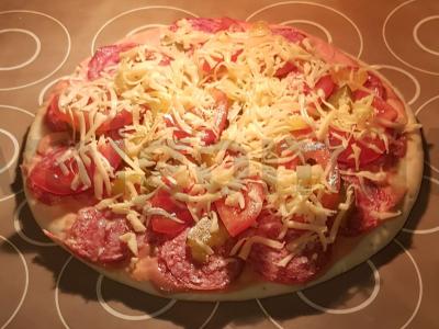 Sultinga pica „Pepperoni“ Žingsnis 8