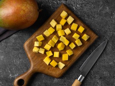 Keptos krevetės su mangais Žingsnis 2