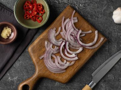 Keptos krevetės su mangais Žingsnis 3