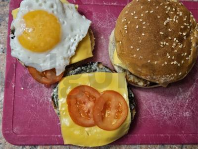 Pusryčių kiaušinio burgeris Žingsnis 5