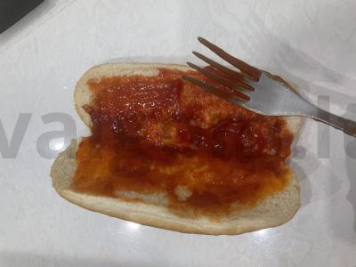 Sumuštinis „Purėn“ su šonine, pomidoru ir sūriu Žingsnis 1