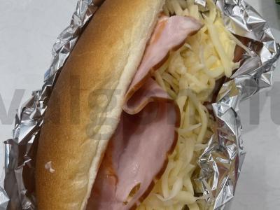 Sumuštinis „Purėn“ su šonine, pomidoru ir sūriu Žingsnis 7