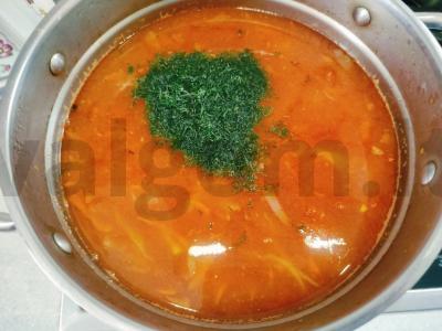 Šči su silkėmis ir kopūstais Žingsnis 6