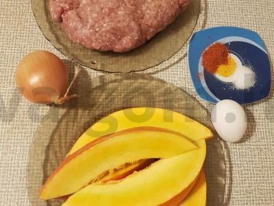 Kotletai su moliūgu orkaitėje Žingsnis 1